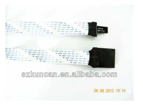 GPS/Camera/Laptop colored micro SD card reader extension cable