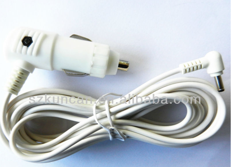 cigarette lighter extension cable with DC or USB Connector