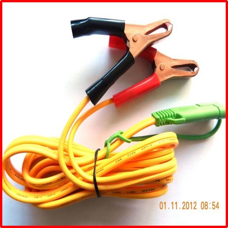 alligator clamp with cable