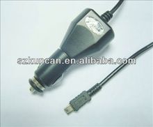 Cigar cable car cigarette lighter charger cable with usb output