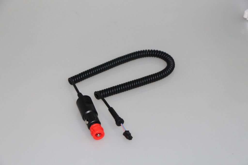 DC Cable Car adapter cable Car Cigarette Lighter Charger Cable (Spiral)