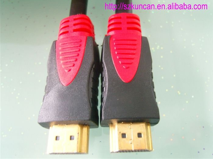 24k gold plated hdmi cable support Ethernet 3D 1080p