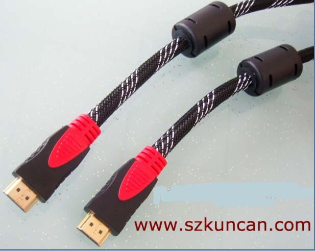 Premium 3D type A to A HDMI 1.4 version cable with Ethernet