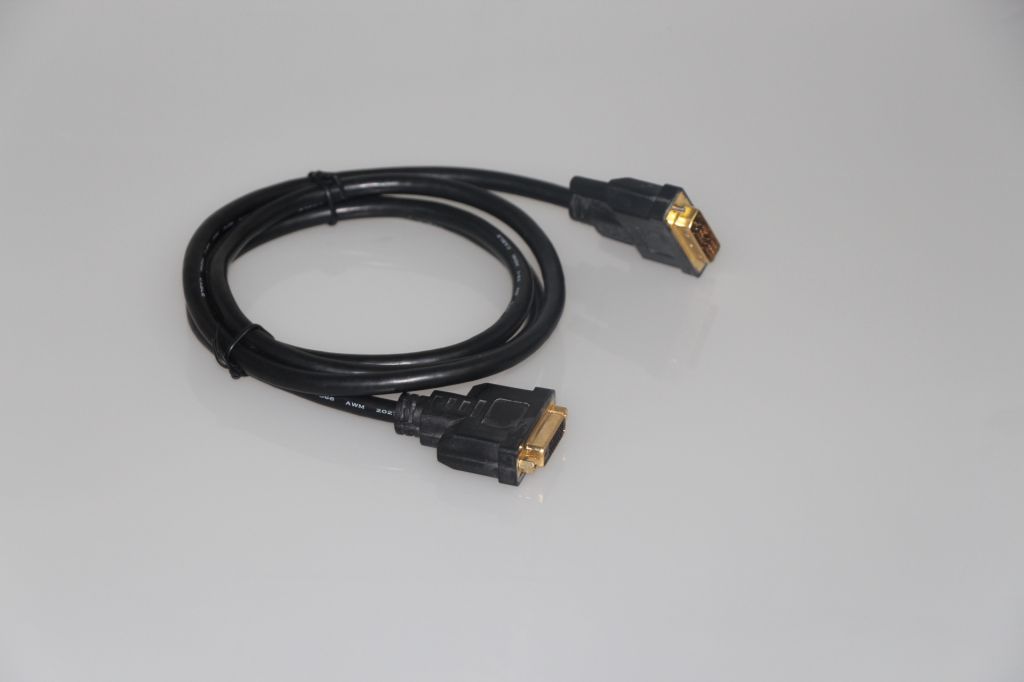 DVI to DVI cable male to male DVI-D 24+1 cable