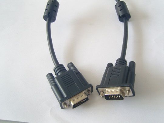 HD15Pin VGA cable Nickel Plated connector for HDTV/Monitor