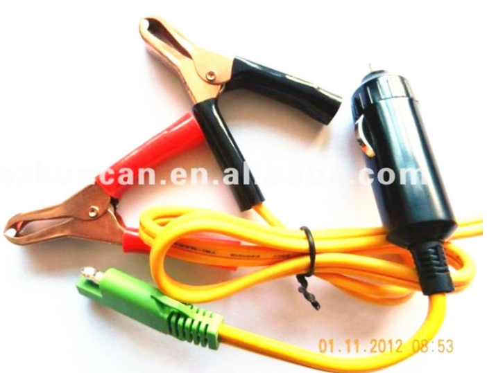 Alligator Wire Clips Battery Power Testing Lead Cable Wire 1.3Meter