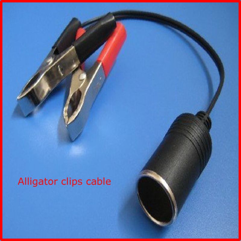 car cigare female socket for solar pannel and auto starter PVC 18awg SZ KUNCAN