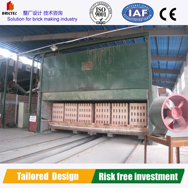 Tunnel dryer for brick making plant
