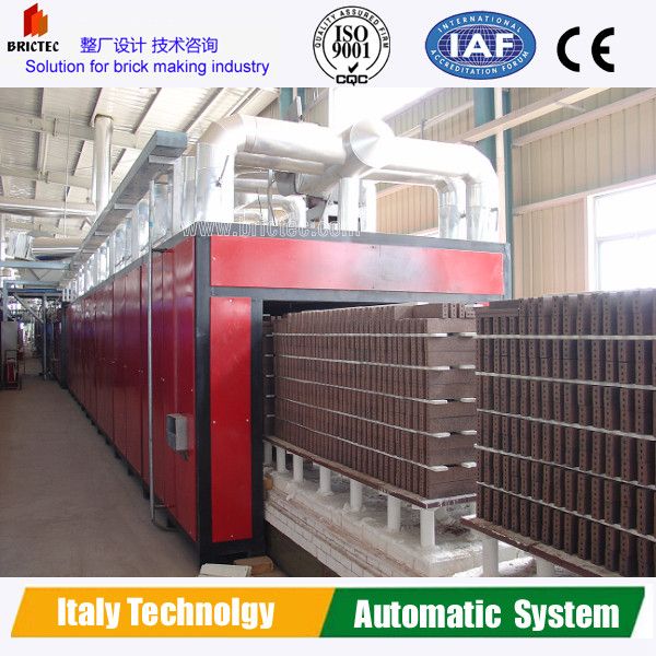Tunnel dryer for brick making plant