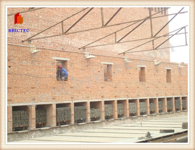 Small dryer for brick making plant