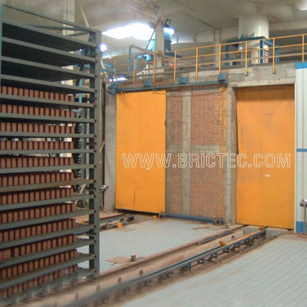 Chamber dryer for brick making plant
