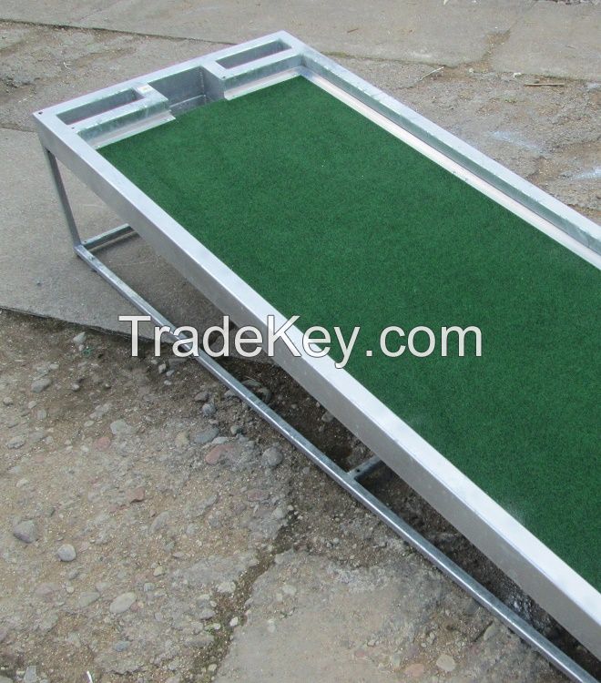 Metal frame mini golf course