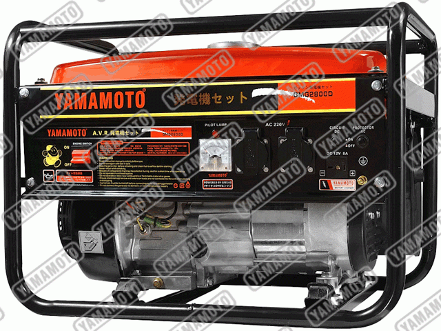 YAMAMOTO_GMG3200D_Gasoline Generator_Gm200/220V/50Hz/Handle Start