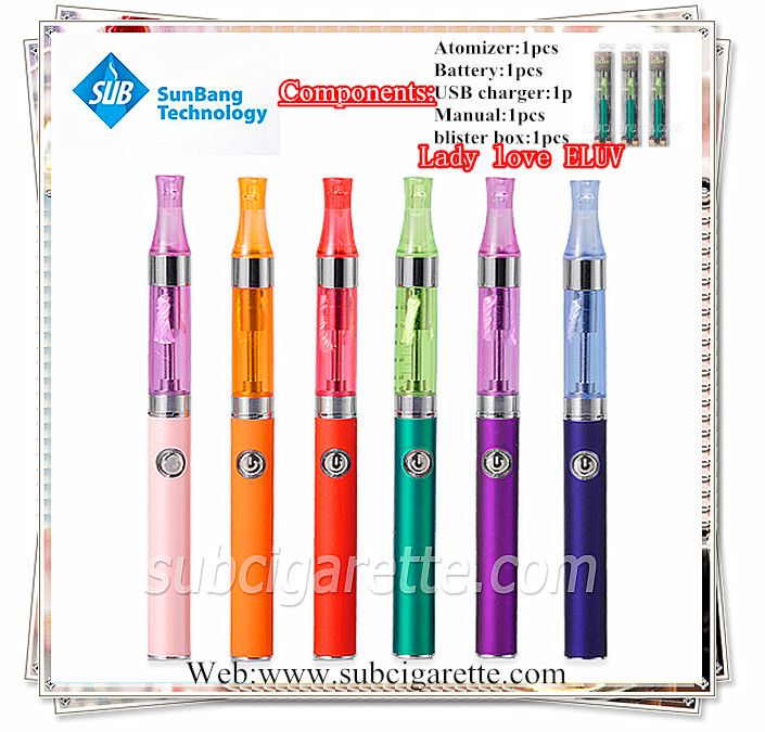 ELUV with blister package lady love ecigarette,electronic cigarette wholesale from china manufacturer