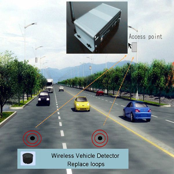 Top Wireless  Magnetometer Traffic Detector for ITS Replace Camera Solution