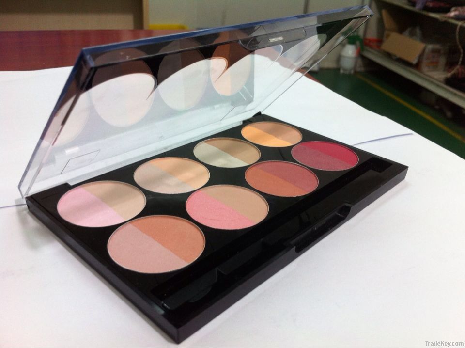 16 color eyeshadow palette blush powder