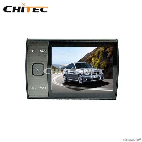 Chitec 3.5 inch LCD Screen 720P Dual Cameras Car DVR with 4M length 4M