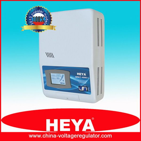 LCD display high accuracy wall mounted relay control voltage regulator