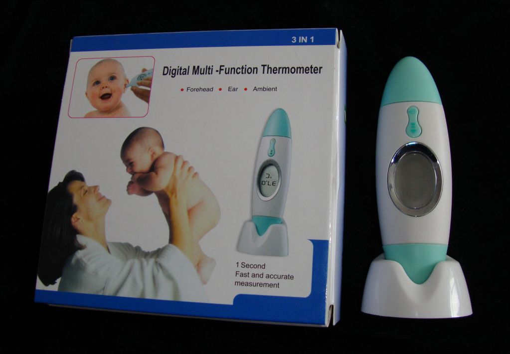 digital Infrared ear forehead thermometer