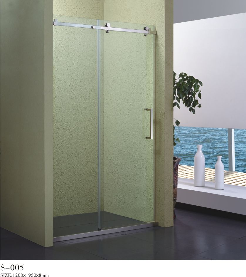 Modern style stainless steel shower screen luxury