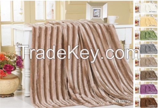 PV plush blanket brushed