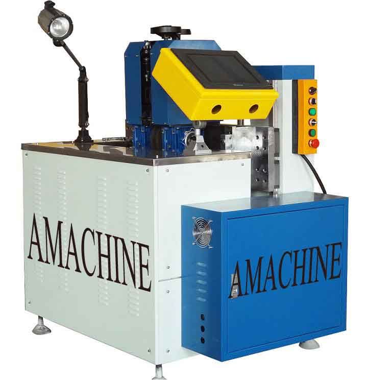 Two-axes CNC strip feeding machine for thermal break aluminum profile CTJ-CNC