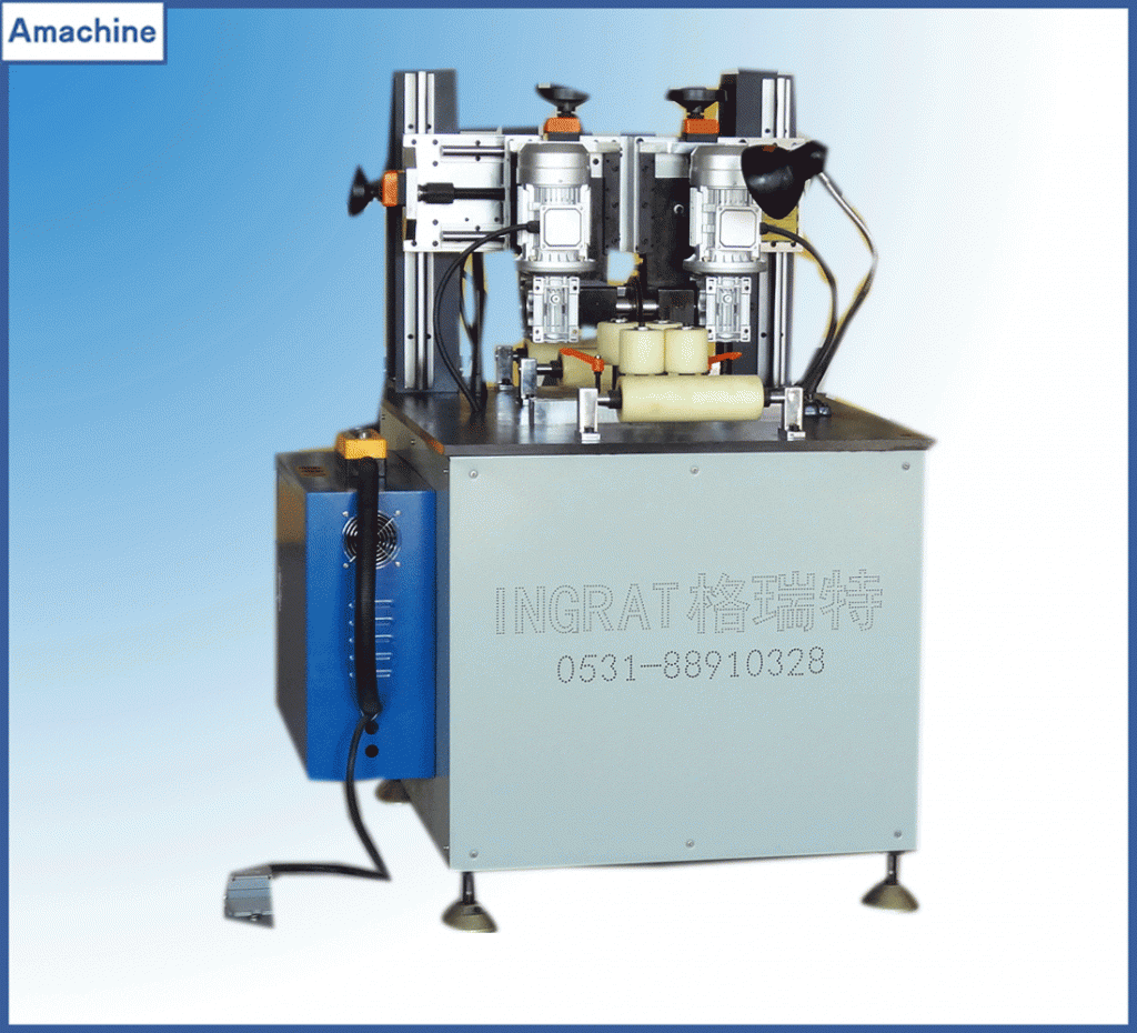 Electric control knurling machine for thermal break aluminum profile KCJ-01