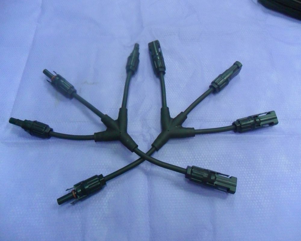 MC4 branch connector PV CABLE ASSEMBLIES solar cable