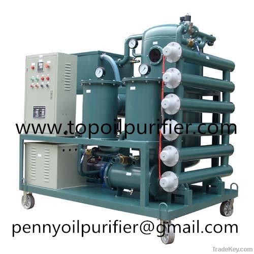 TOP quality dielectric oil reclaiming equipment series ZYD-I with vacu
