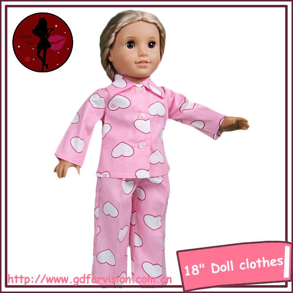 OEM fashion girl doll dress, 18 inch baby doll dress on sale