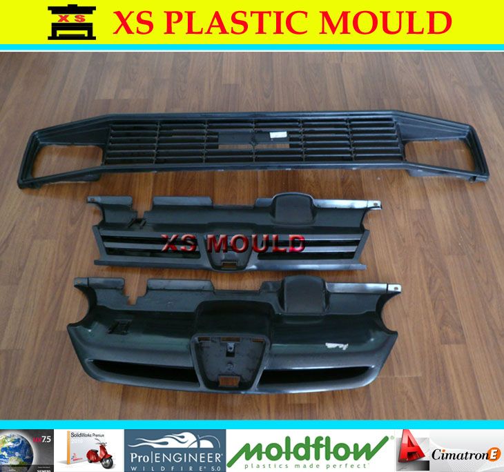 Plastic grille mould