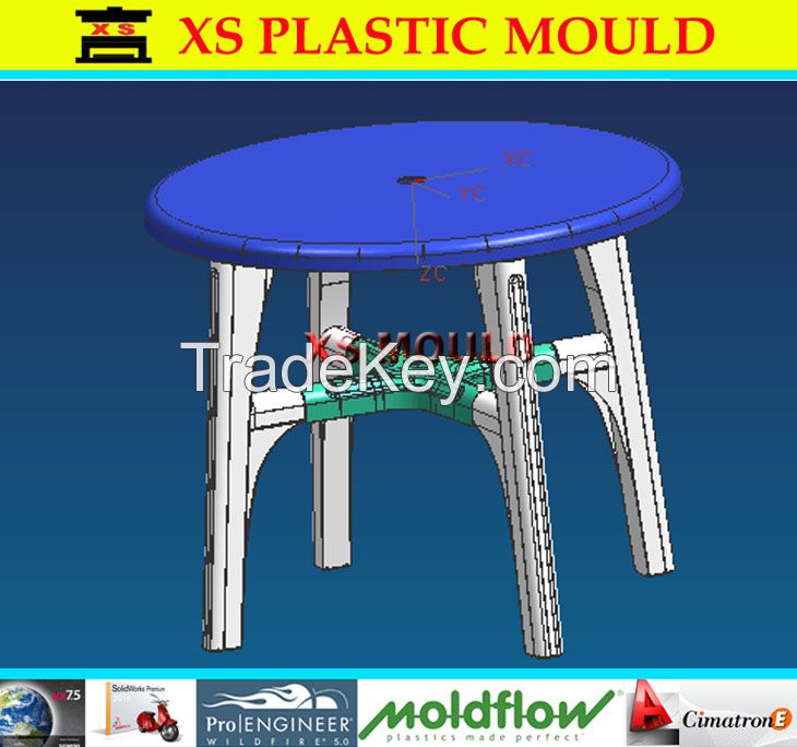 Plastic table mould