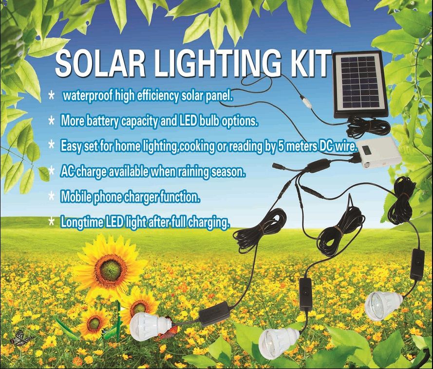 solar energy system for home reading,cooking and dinner