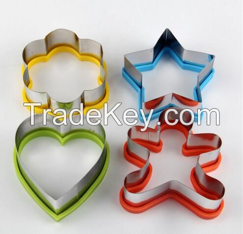Silicone cookie cutter set
