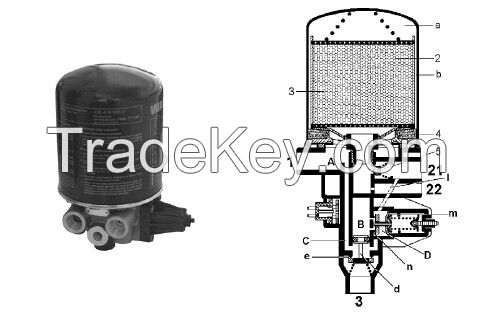 WABCO Siliporite for air dryer ;molecular sieve 4A