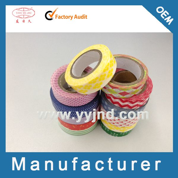 China Factory Rice Paper Washi Tape