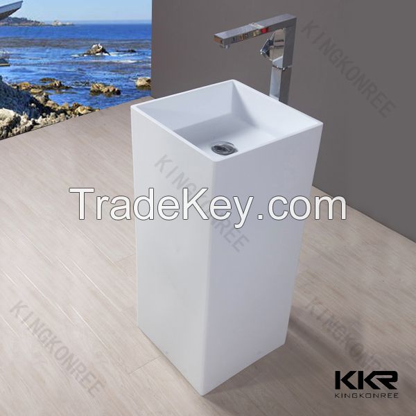 Factory direct export Solid Surface bathroom Wash Basin
