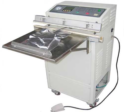 External flushing vacuum packing machine 