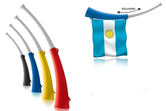 world cup 2014 Brazil twisting vuvuzela fashionable horn size 64.00 * 40.00 CM