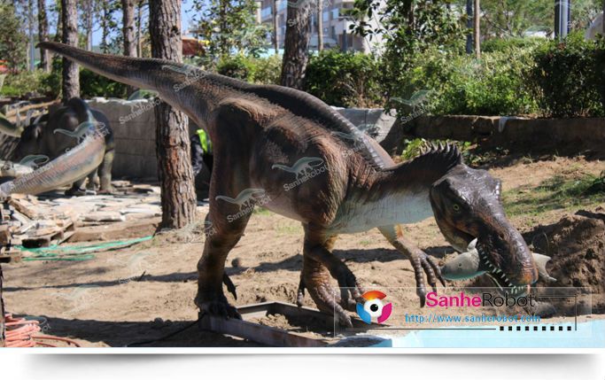 life size robotic animated dinosaur