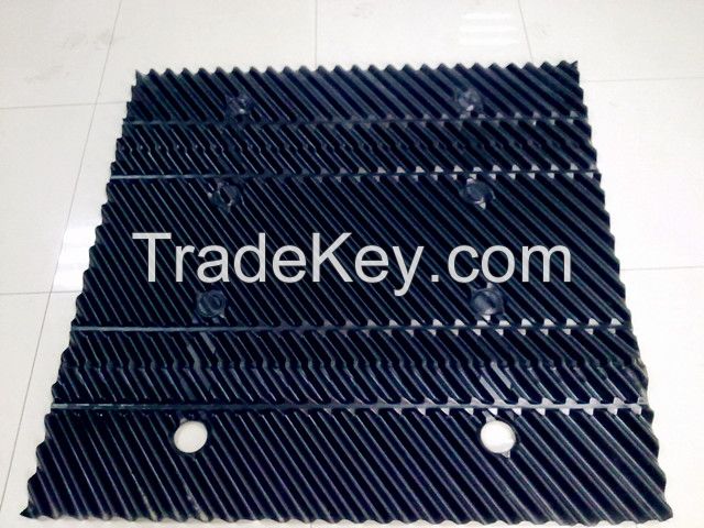 Cooling tower infill, PVC sheet infiller