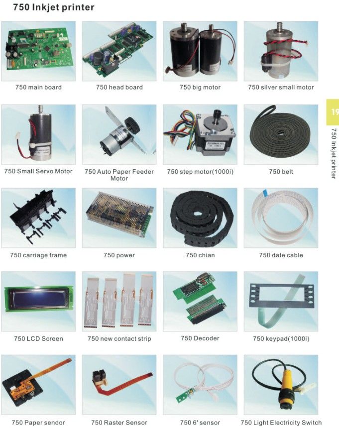 inkjet printer spare parts