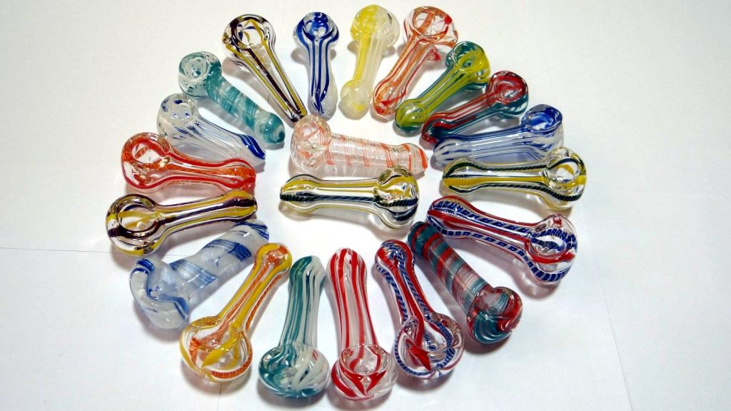 2.5" Inside Out Glass Smoking Pipes Pipe (Paypal Accepted)