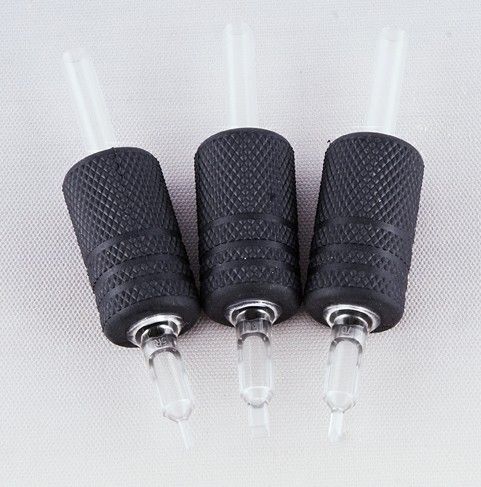 1"(25mm) Disposable Tattoo Grips with Clear Tip 