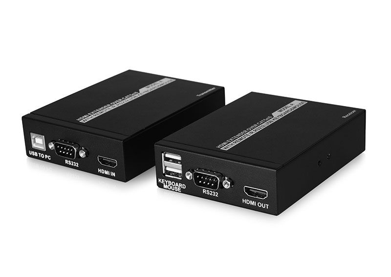50M Single Cat5e/6 HDMI extender with KVM and IR