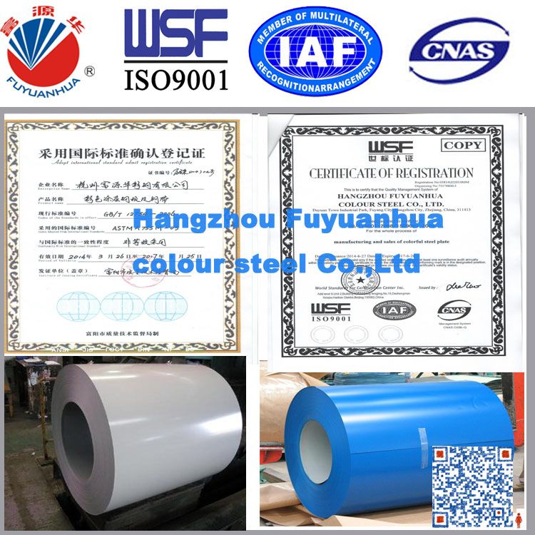 color coated steel prime prepainted galvanized steel coil PPGI