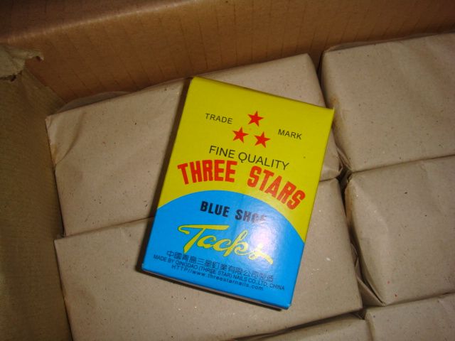 Fine Blue Three Star Shoe Tack Nails