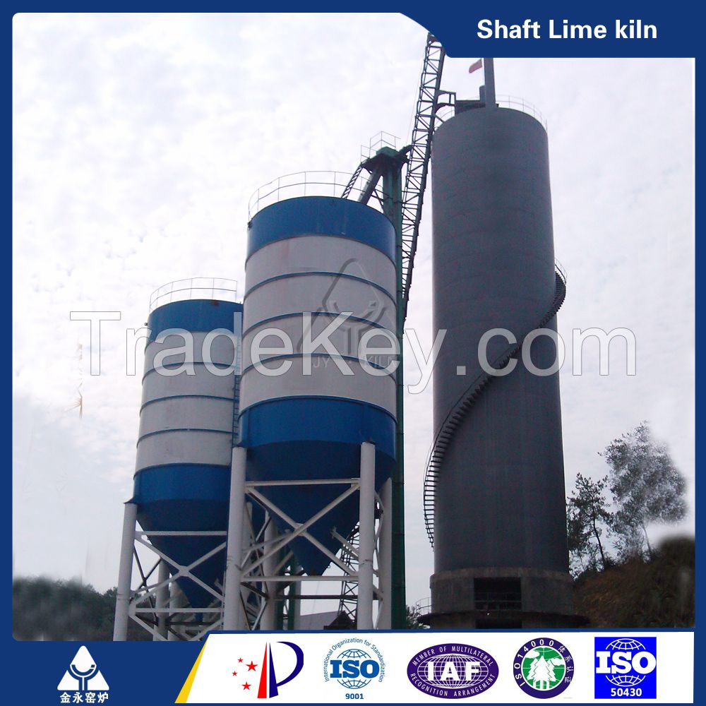 Vertical shaft lime kiln 200TPD lime kiln