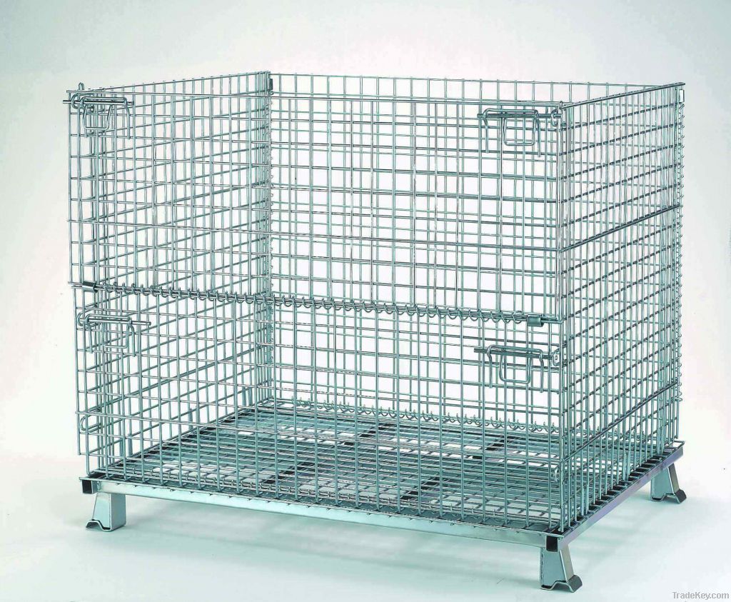 storage wire mesh container pallet