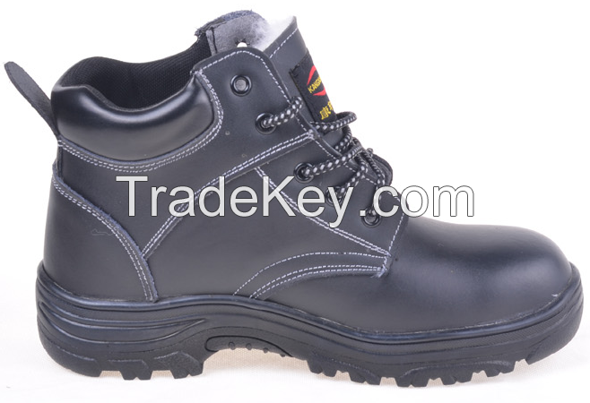 Warm Leather Safety Shoes